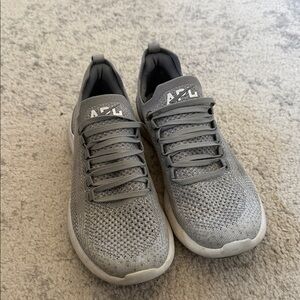 APL Gray Knit Sneakers